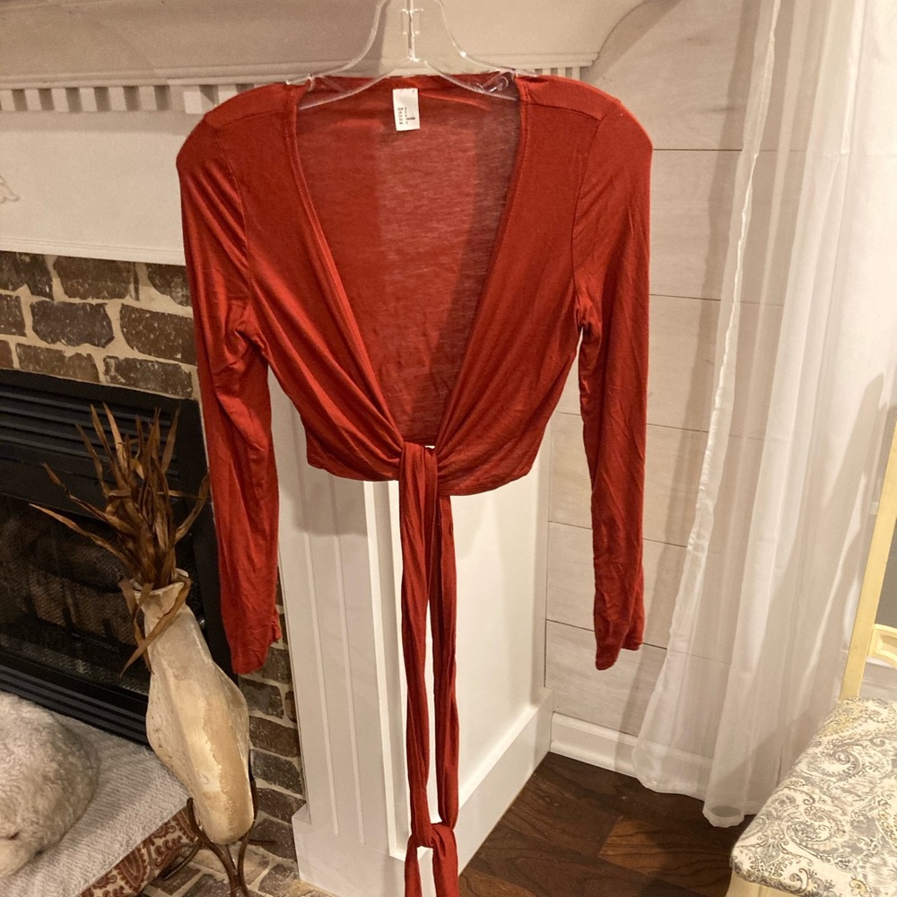 New .No brandLong sleeve dress top wrap around .